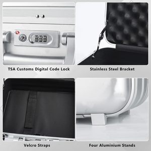 Étui de transport rigide en EVA personnalisé avec logo, grand format, pour fléchettes, avec poches intégrées, étui pour outils de fléchettes, léger, IP68 - Product Image 2