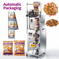 Machine d'emballage entièrement automatique multifonction pour granulés d'aliments pour animaux de compagnie, aliments pour chats, aliments pour chiens, emballage en sachet