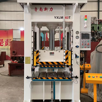 Presse hydraulique à cadre de guidage CE Standard YXLM-63T, haute précision, avec moteur et pompe PLC, structure rigide, vente directe usine
