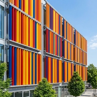 Windowmate - Volets verticaux en alliage d'aluminium écologiques, modernes, résistants à la chaleur, économiseurs d'énergie, pour façade murale