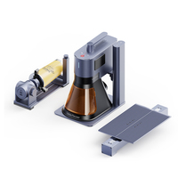 Ensemble LaserPecker LP5 Deluxe, graveur laser double avec extension rotative, machine de gravure intelligente portable