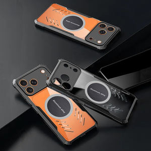 เคสโทรศัพท์แบบกระจายความร้อนสุดหรู <span class=keywords><strong>iPhone</strong></span> 17 16 15 6 5 <span class=keywords><strong>XS</strong></span> PRO MAX Plus + ป้องกันการกระแทกด้วยแม่เหล็ก TPU - Product Image 6