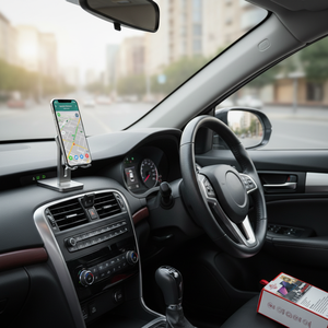 Supporto per telefono per cruscotto magnetico per auto con montaggio in plastica e metallo con supporto per presa d'aria e combinazione di supporto per cellulare - Product Image 3