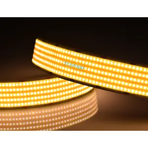 Nieuwe Comer Ce & Rohs Goedgekeurd 250Mm Snijden Ra 90 Meer Breedte 5 Lijnen Leds 40W 30Mm Breedte Dimbaar 24V Cob Led Strip