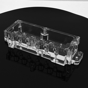 Pièce en plastique usinée CNC, acrylique haute transparence, composant personnalisé, fraisage 5 axes, tournage de précision, prototype rapide, OEM - Product Image 1