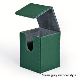 Boîte de rangement verticale <span class=keywords><strong>en</strong></span> plastique personnalisable pour cartes TCG et cartes de jeu de société - Product Image 3
