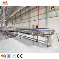Machine de remplissage de bouteilles PET hautement automatique et à haute efficacité, 15000 bph, matériaux SUS304/316, PLC + écran tactile, précision de 99,9 %, pour boissons