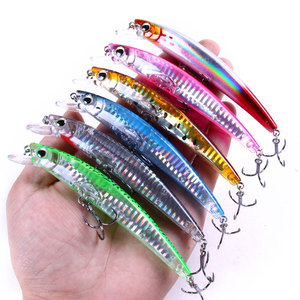 Ccl — leurre méné rigide coulant de type poisson nageur, idéal pour la pêche en eau salée, 12CM/14G - Product Image 2