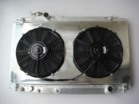 Kit de radiateur en aluminium haute performance pour la course avec kits de caches de ventilateur
