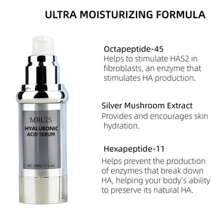 Suero facial hidratante y reparador de ácido hialurónico para piel seca/deshidratada | Crea una piel radiante - Product Image 6