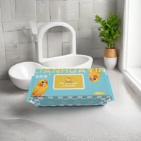 Papier toilette humide soluble dans l'eau pratique et confortable pour le nettoyage des enfants-Vente en gros