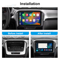 9 pouces 2din 2 + 32 2 + 64GB WIFI Android écran stéréo Carplay Auto Radio voiture lecteur DVD unité principale pour Suzuki VITARA 2015-2017