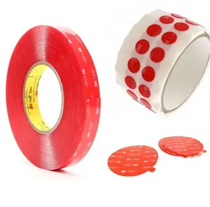 <span class=keywords><strong>Cinta</strong></span> Adhesiva de Espuma Acrílica de <span class=keywords><strong>Doble</strong></span> Cara <span class=keywords><strong>Transparente</strong></span> de 0.5mm de Alta Adhesión para Uso Industrial OEM, Troquelada, <span class=keywords><strong>3M</strong></span> 4905 - Product Image 1