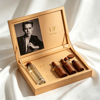 Scatola per Confezione Profumo Personalizzata a Forma di Libro con Inchiostro di Soia, Set Completo per Bottiglia di Profumo in Vetro, Confezioni Regalo per Cosmetici