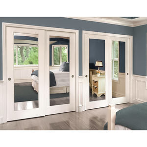 Porte coulissante en bois massif américaine avec quincaillerie, portes empilables en bois, système de glissière interne <span class=keywords><strong>pour</strong></span> la maison - Product Image 6