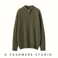 Pull en cachemire à col roulé pour femme, couleur unie, nouveau style automne/hiver 2026