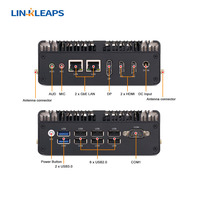Linkleaps N100 Refrigeración activa Mini PC Industrial Embedded PC con Dual GbE LAN 3 HD Display 8 USB para el hogar o la oficina