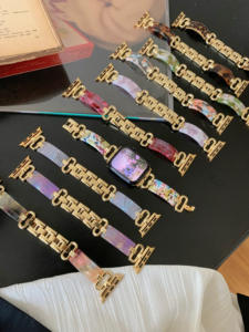 Le <span class=keywords><strong>bracelet</strong></span> en résine à la mode avec un fermoir en or convient à la montre Ultra 2/1 Cadran 38/49mm Série 10 9 8 7 6 5 4 - Product Image 6