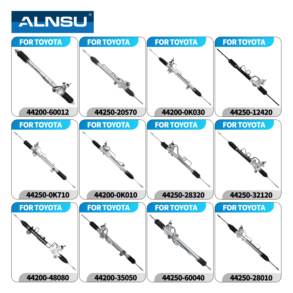 ALNSU Steering Rack for Toyota AZV50 - Reliable Performance