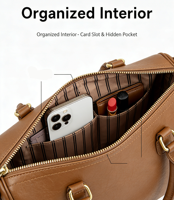Sac Boston personnalisé pour femmes, logo personnalisable, minimum 5 pièces |   Sac fourre-tout et sac à bandoulière pour femme, idéal pour la vente en gros et la personnalisation
