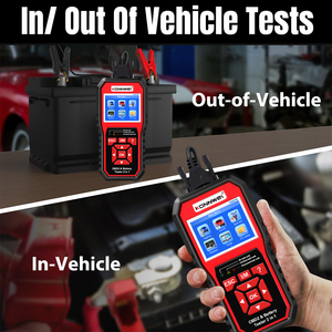 <span class=keywords><strong>KONNWEI</strong></span> KW870-Probador de batería de coche y herramienta de diagnóstico automotriz para Analizador de motor de coche, herramienta de escáner <span class=keywords><strong>OBD2</strong></span> - Product Image 3