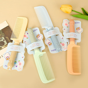 Nouvelle Brosse à Cheveux en Plastique Parfumée au Blé, Grande et Épaisse, à Motif Dessin Animé, pour la Beauté et l'Usage Quotidien - Product Image 2