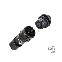 Connecteur circulaire aviation WEIPU IP67 étanche SA6 2, 3, 4, 5 broches, prise mâle métallique et prise femelle inversée