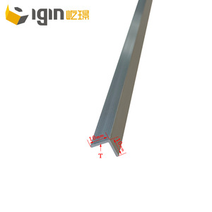 Profils d'angle en aluminium Yijing 10 mm x 10 mm, épaisseur T, usage industriel et civil - Product Image 1