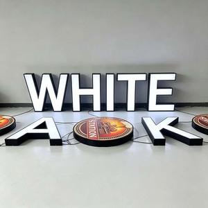 Letras <span class=keywords><strong>LED</strong></span> con Acabado de Acero Inoxidable, Resistentes a la Intemperie IP65, Letreros <span class=keywords><strong>LED</strong></span> Personalizados para Exteriores para Negocios - Product Image 2
