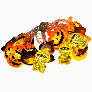 Guirlande lumineuse LED 2026 Halloween Fantôme Mumie, décorations <span class=keywords><strong>de</strong></span> Noël d'ambiance intérieure, lumières à piles étanches pour fêtes et festivals - Product Image 4