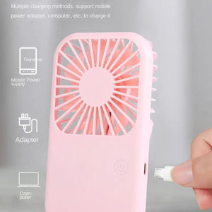 للبيع بالجملة مروحة صغيرة محمولة تعمل بالبطارية الكهربائية USB قابلة لإعادة الشحن يدوية صغيرة محمولة باليد - Product Image 5