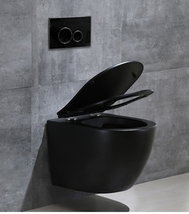 Inodoro Moderno y Creativo de Pared, con Asiento Calefactado, Doble Descarga, Diseño Colorido, Tanque de Agua Oculto, para Hotel u Hogar - Product Image 1