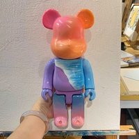 Sculpture DIY de haute qualité, ours en blocs 1000% de 27cm, 35cm, 50cm, ornements de jardin fluides avec peintures à couler