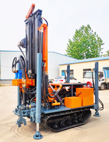 Machine de forage de puits pneumatique de 160 m, équipement de forage polyvalent pour le forage de puits