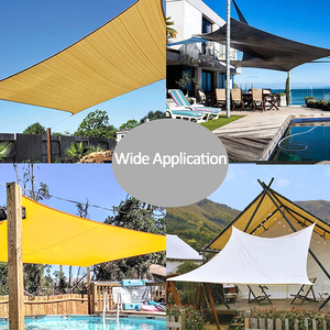 <span class=keywords><strong>Sun</strong></span> <span class=keywords><strong>Shade</strong></span> buồm Polyester HDPE Patio ngoài trời tán xe bãi đậu xe mưa che sân vườn mái hiên vải chống nắng bãi biển vải - Product Image 2