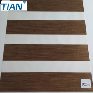 Paquete de persianas dobles de doble capa ecológico, <span class=keywords><strong>tela</strong></span> de persianas enrollables de cebra para muebles de dormitorio - Product Image 6