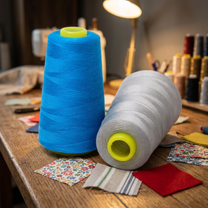 <span class=keywords><strong>Fil</strong></span> à coudre 100 % polyester haute ténacité teint en usine 40s/2 5000 mètres, plusieurs couleurs, pour machine à coudre et vêtements - Product Image 3