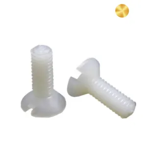 Chất lượng cao rãnh chìm đầu Polypropylene PP phẳng vít nhựa vít