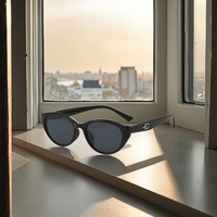 Lunettes de soleil polarisées UV400 de mode, monture œil de chat GM, légères, monture intégrale, qualité supérieure, style rétro, unisexe, fabriquées en Chine