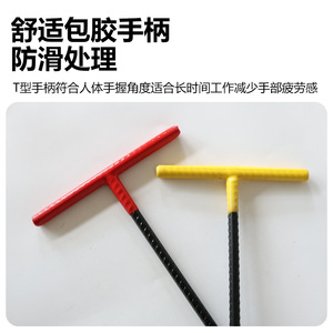 Water Meter Wrench T-Handle Anti-Slip Industrial Manual Single End - Product Image 1