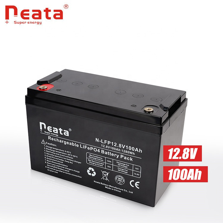 Neata Solar <strong>Lifepo4</strong> <strong>12V</strong> <strong>100Ah</strong> 1280WH Lithium Iron Phosphate <strong>Battery</strong> Pack Off Grid Home Energy Storage System