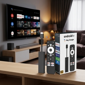 JUNUO DCOLOR Google Certified TV Stick GD1 รองรับ <span class=keywords><strong>Prime</strong></span> Video 4K TV UHD Vision HDR และเสียงคุณภาพสูง ขับเคลื่อนด้วย Android TV Stick - Product Image 1