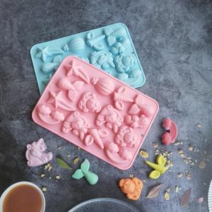 Molde de pastel de silicona de <span class=keywords><strong>unicornio</strong></span>, molde de galleta de chocolate, herramienta de molienda, herramienta para hornear, herramienta de cocina de jabón DIY - Product Image 2