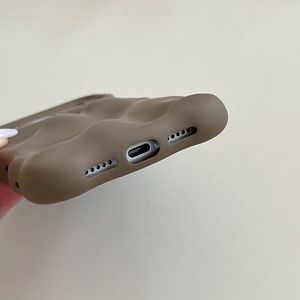 Funda Protectora de TPU Suave con Diseño de Burbujas de Meteorito 3D Onduladas, Color Sólido, Ondulada, Anti-Golpes para <span class=keywords><strong>iPhone</strong></span> Air 17 16 15 Plus 14 <span class=keywords><strong>13</strong></span> <span class=keywords><strong>Pro</strong></span> <span class=keywords><strong>Max</strong></span> - Product Image 3