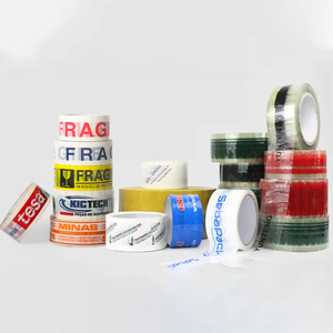 Top Custom LOGO Printing Packaging Tape Roll Transparent Adhesive Paper Tape Gift Box Tape Minimum Order <strong>Quantity</strong> Is Low - Product Image 4