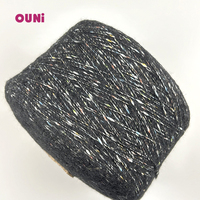 Fil mélangé laine mérinos et coton anti-boulochage, doux pour la peau, super chaud, prix de gros, couleur mélangée, pour pull d'hiver