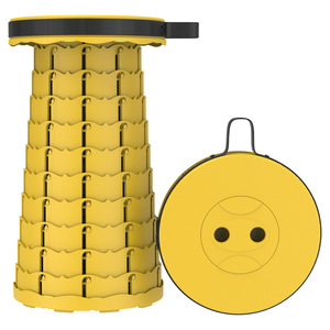Taburetes pequeños plegables, silla de campamento plegable retráctil telescópica, taburete portátil pequeño y ligero telescópico - Product Image 2