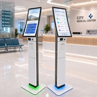 Kiosco de Autoservicio SINMAR con Pantalla LCD Cóncava, Sistema de Pedidos con IA, Kiosco de Pago Interactivo Curvo con Impresora