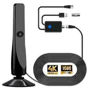 Antena <span class=keywords><strong>de</strong></span> TV Digital Ultra HD 4K/1080P con <span class=keywords><strong>Amplificador</strong></span> <span class=keywords><strong>de</strong></span> <span class=keywords><strong>Señal</strong></span> <span class=keywords><strong>de</strong></span> 25DBI, Alcance <span class=keywords><strong>de</strong></span> 50 Millas, Antena Interior/Exterior con Recepción <span class=keywords><strong>de</strong></span> <span class=keywords><strong>Señal</strong></span> Mejorada - Product Image 3
