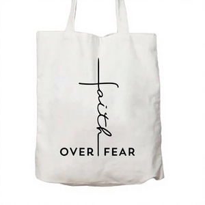 Customized Logo Women's Geometric Retro Clothing Store Handbag Canvas Reusable Foldable <b>Medium</b> <b>Size</b> Shopping <b>Bag</b> Printed - Product Image 5
